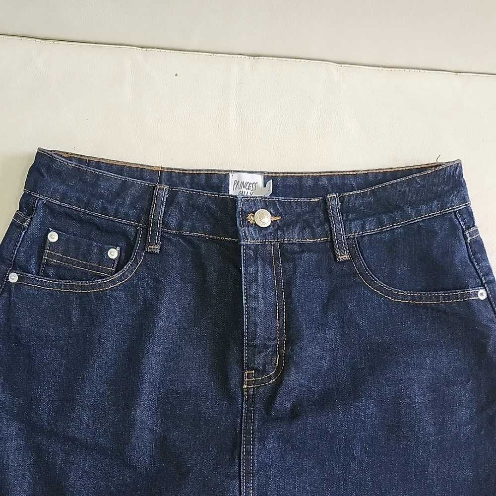 Women’s Dark Blue Denim Jean Shorts - Classic Casual by - Picture 3 of 12